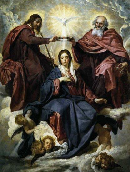unknow artist The Coronation of the Virgin oil painting picture